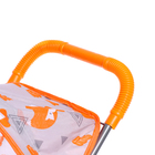 Коляска летняя для кукол «Лисички», металлический каркас - Фото 6