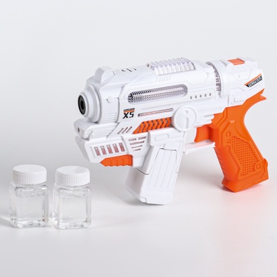 Генератор мыльных пузырей Funny toys «Бластер Х5», 21×15 см