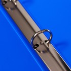 Папка на 4 кольцах А3, Calligrata Standard=27 мм, 800 мкм, горизонтальная, синяя - Фото 5