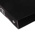 Папка на 4 кольцах А3, Calligrata TOP, 27 мм, 800 мкм, вертикальная, чёрная - Фото 3