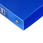 Папка на 4 кольцах А3, Calligrata TOP, 27 мм, 800 мкм, вертикальная, синяя - Фото 3