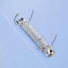 Папка на 2-х кольцах, А4, 700 мкм, Calligrata TOP Breeze, кор 40 мм, с тиснением, небесный - Фото 4