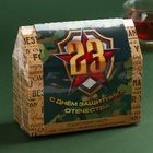 Подарочный набор «С днём защитника отечества» чай + печенье + конфеты - Фото 9