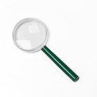 Лупа классическая, линза 40 мм, пластик - Фото 1