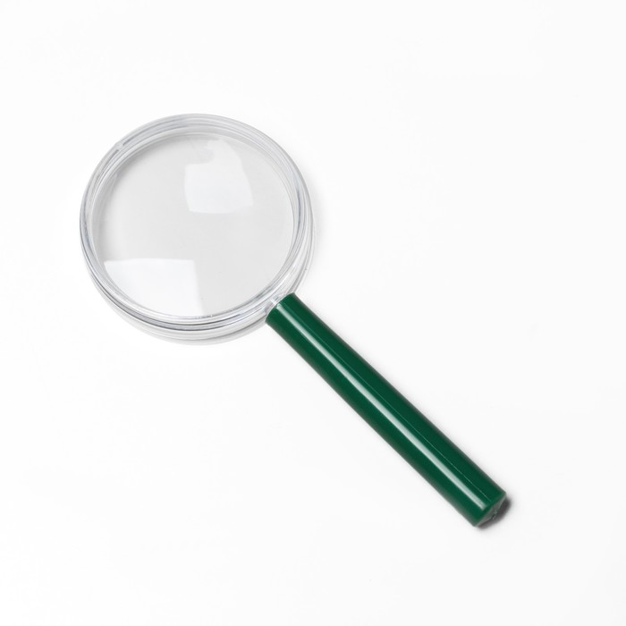 Лупа классическая, линза 40 мм, пластик - Фото 1