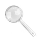 Лупа классическая, линза 35 мм, акриловое стекло - Фото 1
