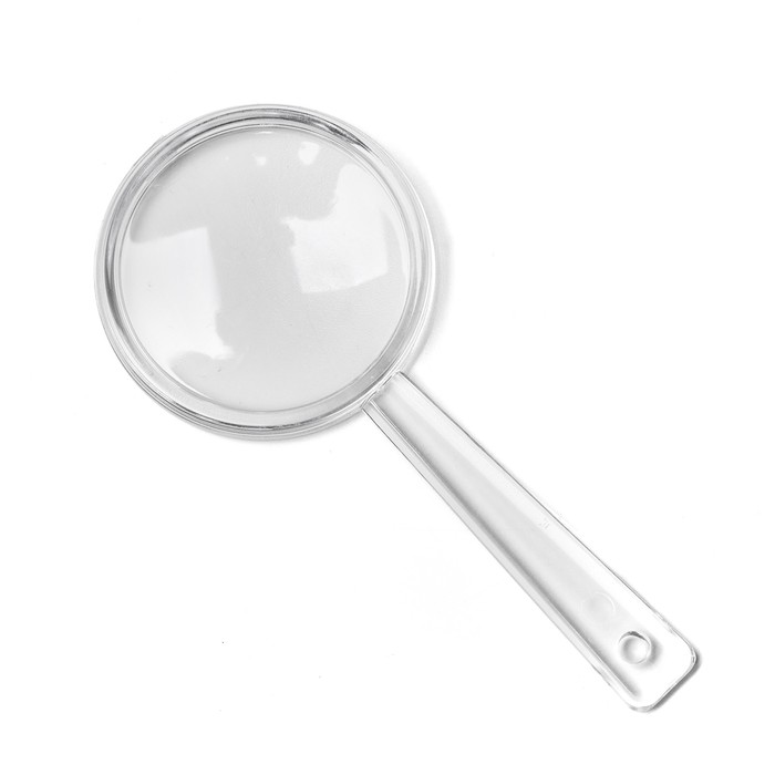 Лупа классическая, линза 35 мм, акриловое стекло - Фото 1