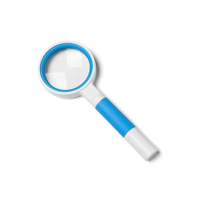 Лупа классическая, линза 45 мм, эргономичная ручка - Фото 1