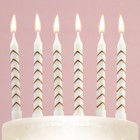 Свечи для торта «С Днем рождения», 6 шт., 9 х 15 см. - фото 3835785