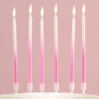 Свечи для торта «В твой особенный день», розовые, 6 шт. - фото 296952971
