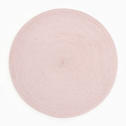Салфетка сервировочная Доляна "Классика", цв.розовый, d 38см - Фото 3