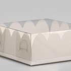 Коробка для печенья, белая, 7×7×3 см - Фото 4