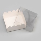 Коробка для печенья, белая, 7×7×3 см - Фото 5