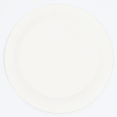 Тарелки бумажные, 6 шт, цвет черный