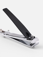 Кусачки книпсер маникюрные, с пилкой, 5.7 см, на блистере, с цепочкой, чёрные, серебристые - Фото 3