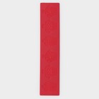 Коврик для айсинга Доляна «Пироженки», силикон, 37,5×8×0,1 см, цвет красный - фото 8736417