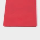 Коврик для айсинга Доляна «Пироженки», силикон, 37,5×8×0,1 см, цвет красный - фото 4415674