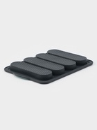 Форма для выпечки с перфорацией «Хлеб», силикон, 35.5×23.5×2.5 см, 4 ячейки (20×6.2×2.4 см), тёмно-серый - Фото 4