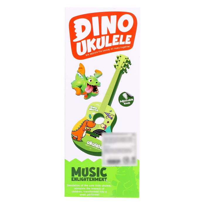 Игрушка музыкальная гитара «Динозаврик», цвета МИКС - фото 1885942395