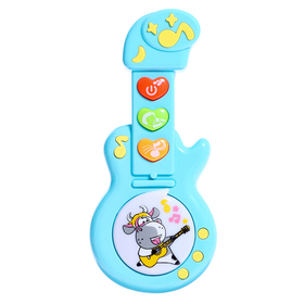 Игрушка музыкальная гитара Коровка, звуковые эффекты, цвета МИКС