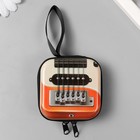 Шкатулка металл на молнии "Гитара" 7х7х3,3 см (комплект 2 шт) - фото 23573373