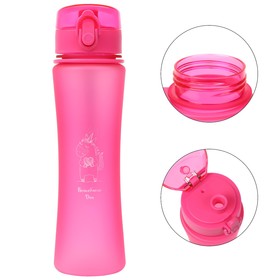 Бутылка для воды, 600 мл, "Волшебного дня", розовая