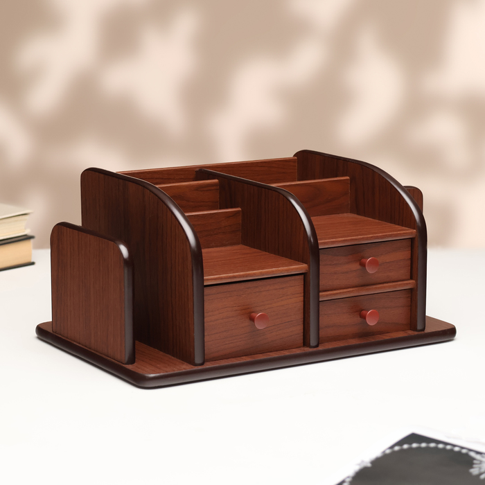 Органайзер 7 секций, с 3 выдвижными ящиками, 30×20×14 см - Фото 1