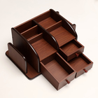 Органайзер 7 секций, с 3 выдвижными ящиками, 30×20×14 см - Фото 5