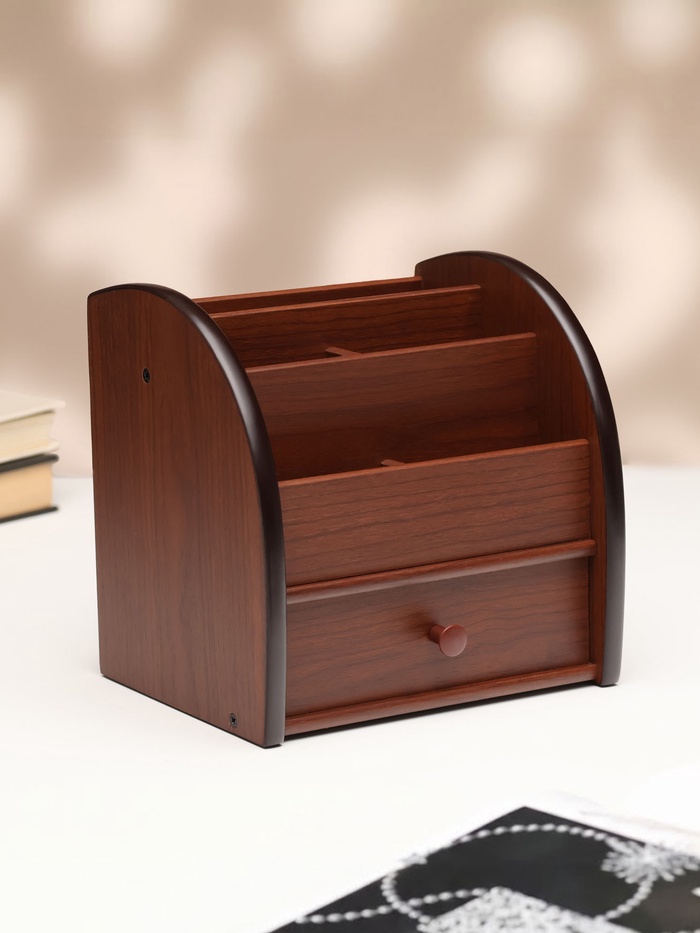 Органайзер 5 секций, с выдвижным ящиком 17×14×17 см - Фото 1