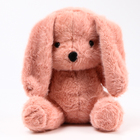Мягкая игрушка «Зайка», 23 см, цвет тёмно-розовый - Фото 2