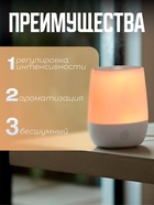 Увлажнитель воздуха Luazon HM-16, ультразвуковой, 125 мл, 1 Вт, USB Type-C, белый - Фото 2