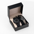 Мужской подарочный набор "Туз" 2 в 1: наручные часы, браслет - фото 12008534