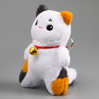 Мягкая игрушка «Котик» на брелоке, 14 см, цвет белый - фото 5523913