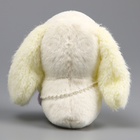 Мягкая игрушка «Зайка», 11 см, белая - Фото 3