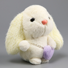 Мягкая игрушка «Зайка» на брелоке, 11 см, цвет белый - Фото 4