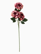 Цветы искусственные "Роза Палома" d-8 см 53 см, тёмно-сиреневый - фото 809175858