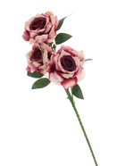 Цветы искусственные «Роза Палома», d=8 см, h=53 см, тёмно-сиреневые  (артикул 10104918)  большой выбор товаров оптом и в розницу по низким ценам с доставкой