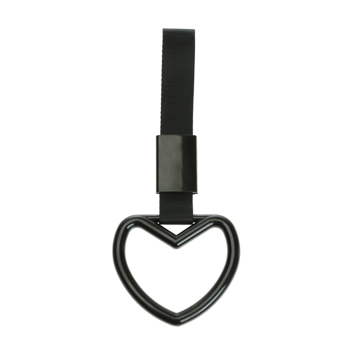 Подвеска цурикава, JDM, Сердце, черный - Фото 1