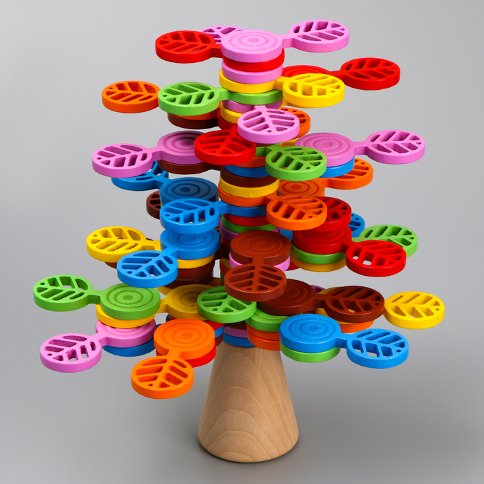 Развивающая игра балансир «Сказочное дерево» 21 × 16,5 × 7,5 см - Фото 1