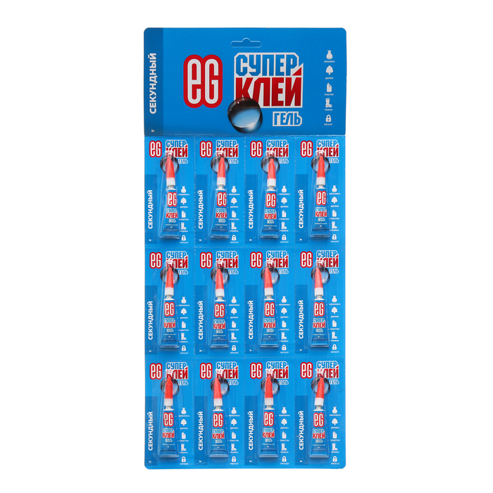 Супер-Клей Еврогарант Гель 3г - Фото 1