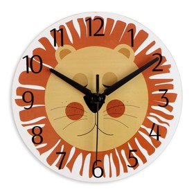 Часы настенные 'Лёва', дискретный ход, d-23.5 см, 1 АА
