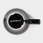 Кружки Доляна Coffee break, 300 мл, набор 2 шт., керамика, чёрные - Фото 3