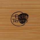 Набор фарфоровый для специй на бамбуковой подставке BellaTenero, 3 предмета: солонка 90 мл, перечница 90 мл, подставка, цвет белый - фото 4415873