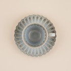 Кофейная пара фарфоровая SL Home «Эхо Крита», 2 предмета: чашка 180 мл, блюдце d=15.5 см, цвет голубой - Фото 2