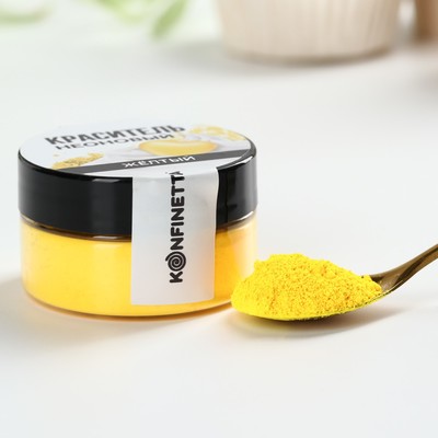 Краситель пищевой неоновый KONFINETTA, жёлтый, 7 г.