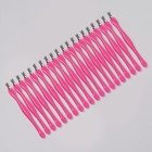 Триммер - пушер для кутикулы, 11 см, набор 20 шт., цвет розовый - Фото 4