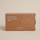 Паштетница с ножом SL Home «Южная акация», фарфор, 2 предмета: паштетница с деревянной крышкой 650 мл, нож 12.3×3 см - Фото 5