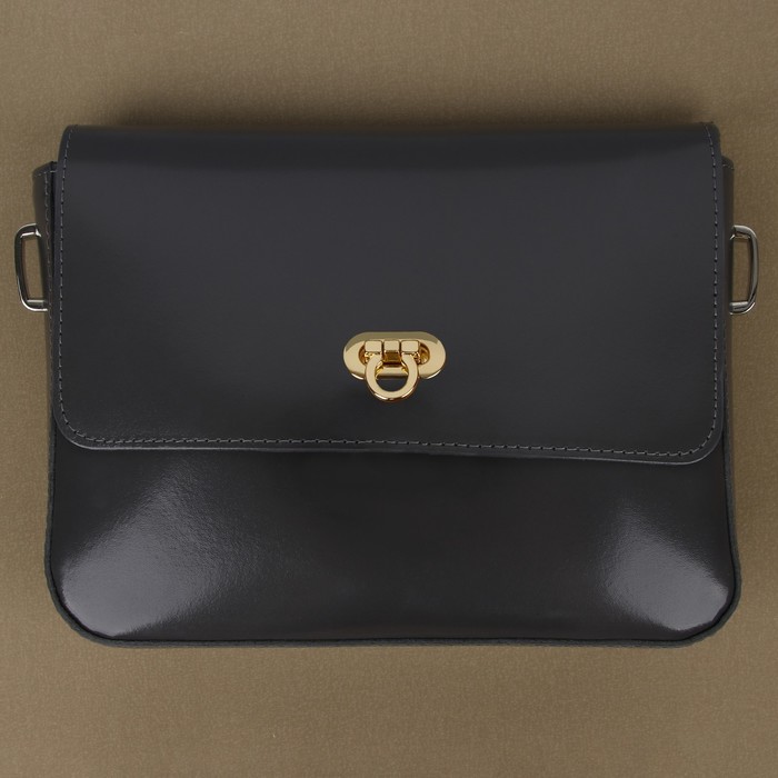Застёжка для сумки, 3 × 1,5 см, цвет золотой