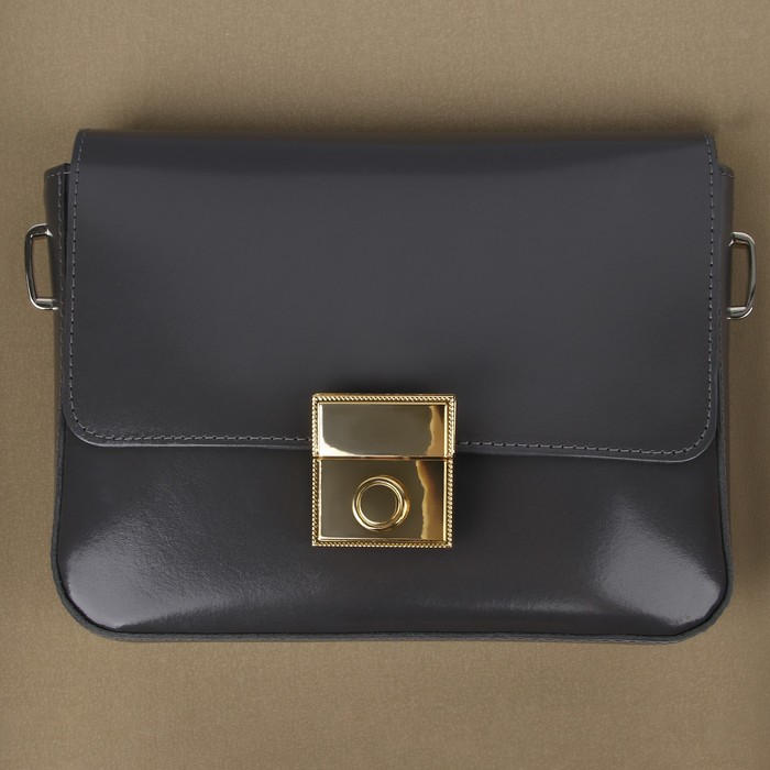 Застёжка для сумки, 4,3 × 4,7 см, цвет золотой