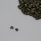 Верхний ограничитель для молнии, металлический, №3, 1000±20 шт., цвет антик - Фото 2